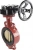 Затвор дисковый поворотный ABRA Ду450 Ру16 BUV-VF843D, межфланцевый, корпус - чугун, диск - бронза, редуктор, NBR в Ижевске